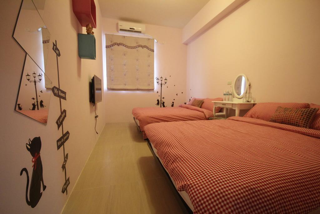 萩閣民宿sara'S House走路可到夜市近市區好停車 Hualien Habitación foto